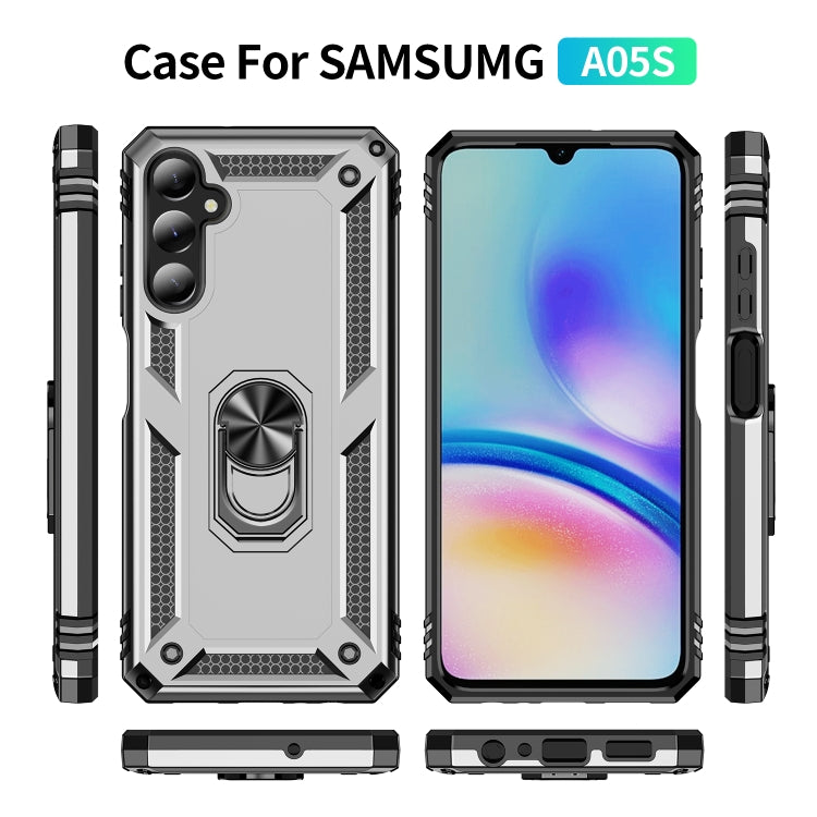 For Samsung Galaxy A05s Shockproof TPU + PC Phone Case with Holder