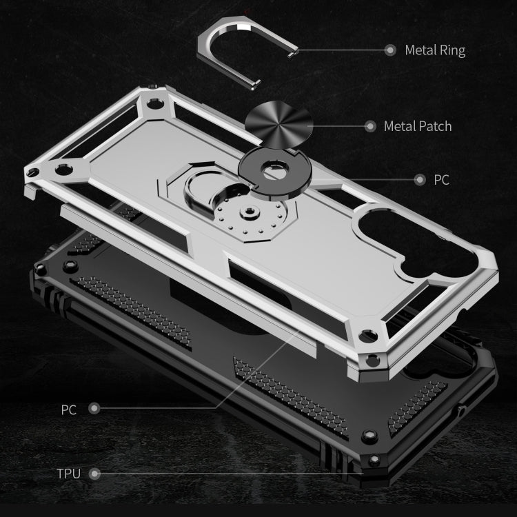 For Samsung Galaxy A05s Shockproof TPU + PC Phone Case with Holder