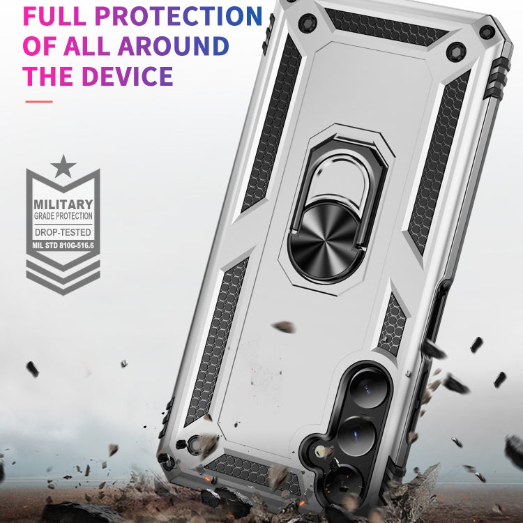 For Samsung Galaxy A05s Shockproof TPU + PC Phone Case with Holder