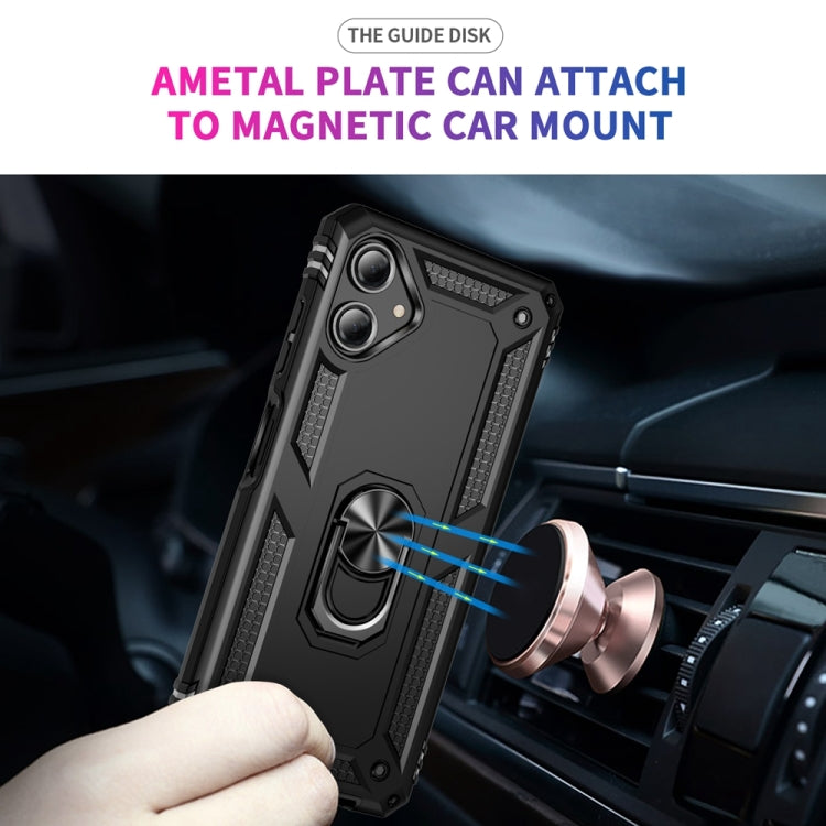 For Samsung Galaxy A06 4G Shockproof TPU + PC Phone Case with Holder
