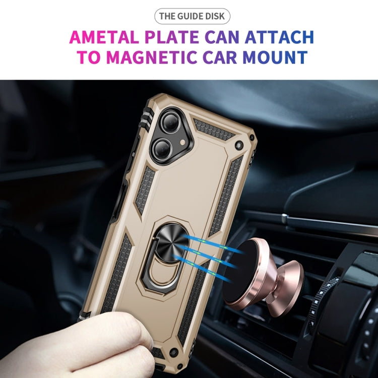 For Samsung Galaxy A06 4G Shockproof TPU + PC Phone Case with Holder