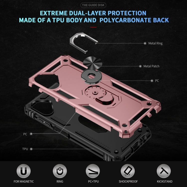 For Samsung Galaxy A06 4G Shockproof TPU + PC Phone Case with Holder