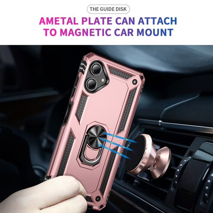 For Samsung Galaxy A06 4G Shockproof TPU + PC Phone Case with Holder