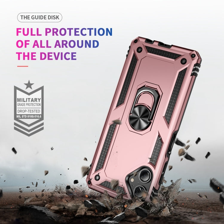 For Samsung Galaxy A06 4G Shockproof TPU + PC Phone Case with Holder