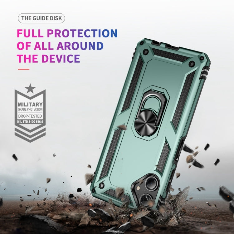 For Samsung Galaxy A06 4G Shockproof TPU + PC Phone Case with Holder