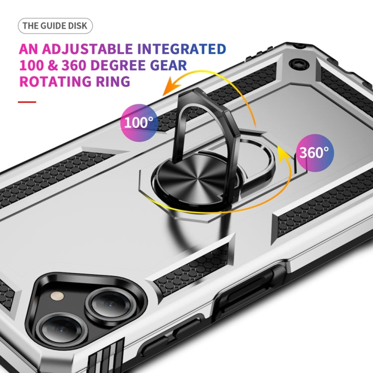For Samsung Galaxy A06 4G Shockproof TPU + PC Phone Case with Holder
