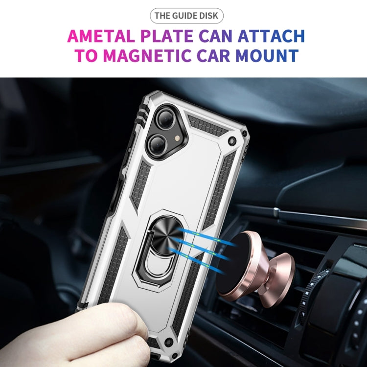 For Samsung Galaxy A06 4G Shockproof TPU + PC Phone Case with Holder