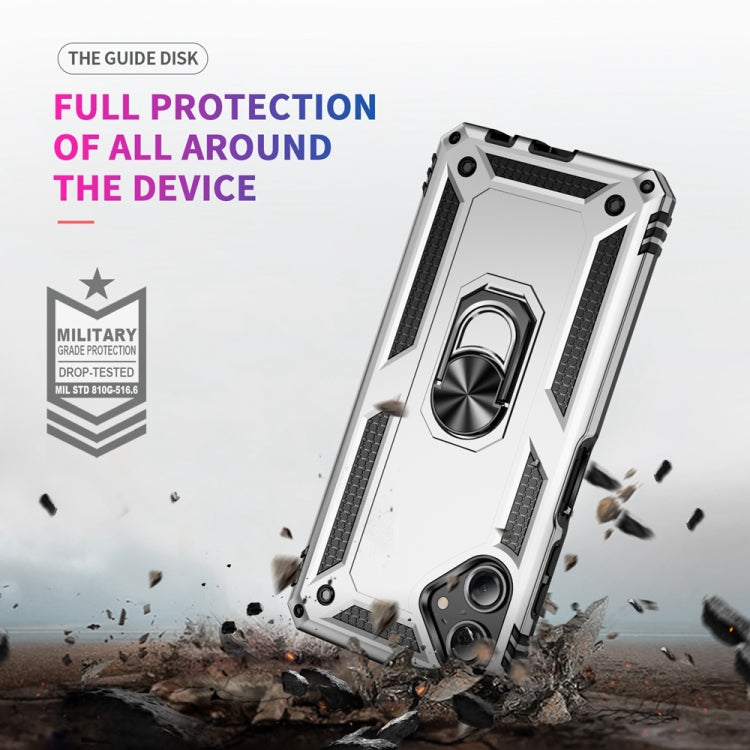 For Samsung Galaxy A06 4G Shockproof TPU + PC Phone Case with Holder
