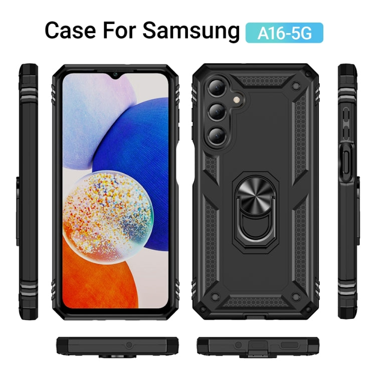 For Samsung Galaxy A16 5G Shockproof TPU + PC Phone Case with Holder