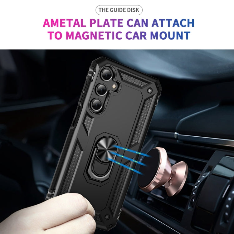 For Samsung Galaxy A16 5G Shockproof TPU + PC Phone Case with Holder