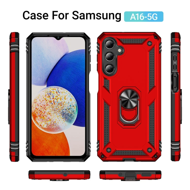 For Samsung Galaxy A16 5G Shockproof TPU + PC Phone Case with Holder