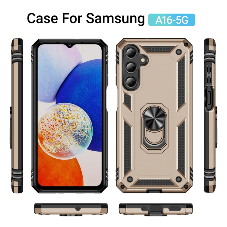For Samsung Galaxy A16 5G Shockproof TPU + PC Phone Case with Holder