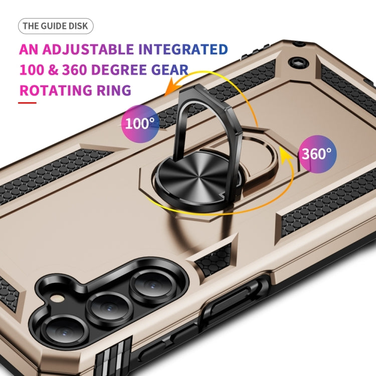 For Samsung Galaxy A16 5G Shockproof TPU + PC Phone Case with Holder