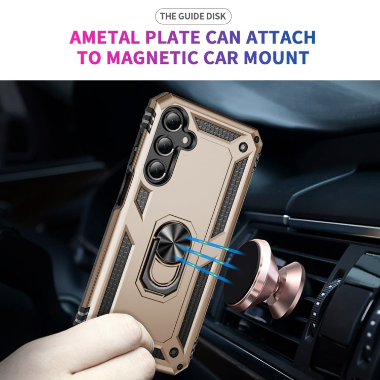 For Samsung Galaxy A16 5G Shockproof TPU + PC Phone Case with Holder
