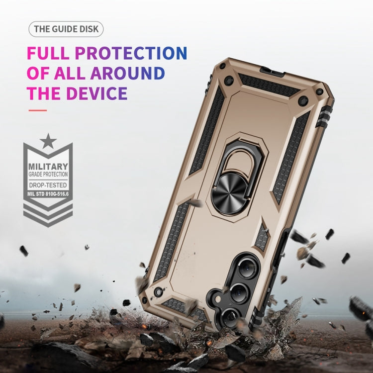 For Samsung Galaxy A16 5G Shockproof TPU + PC Phone Case with Holder