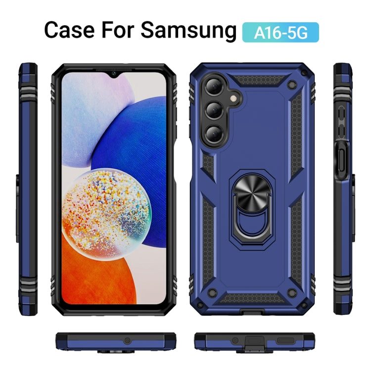 For Samsung Galaxy A16 5G Shockproof TPU + PC Phone Case with Holder