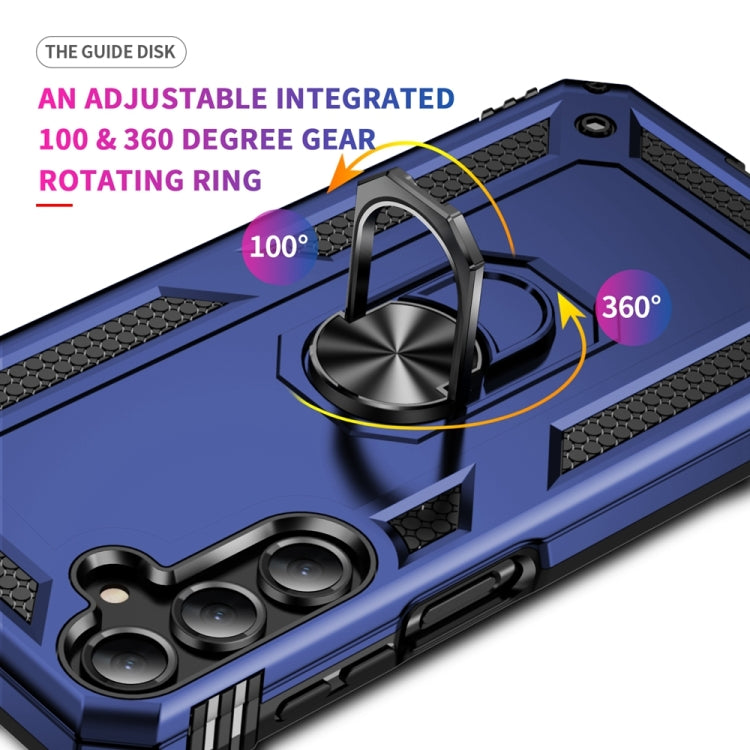 For Samsung Galaxy A16 5G Shockproof TPU + PC Phone Case with Holder