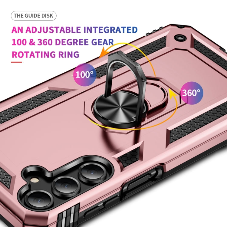 For Samsung Galaxy A16 5G Shockproof TPU + PC Phone Case with Holder