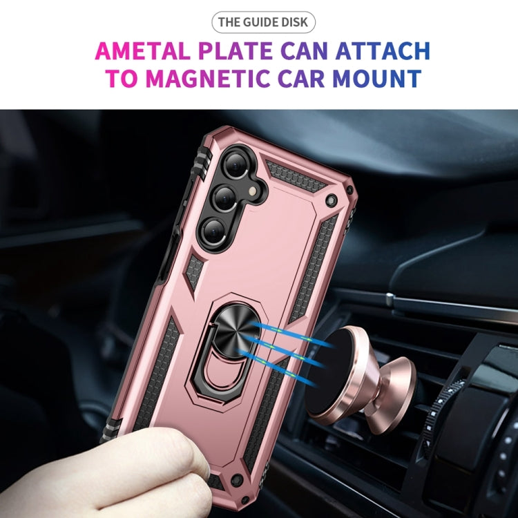 For Samsung Galaxy A16 5G Shockproof TPU + PC Phone Case with Holder