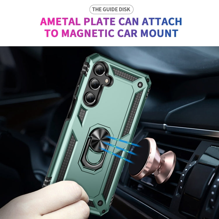 For Samsung Galaxy A16 5G Shockproof TPU + PC Phone Case with Holder