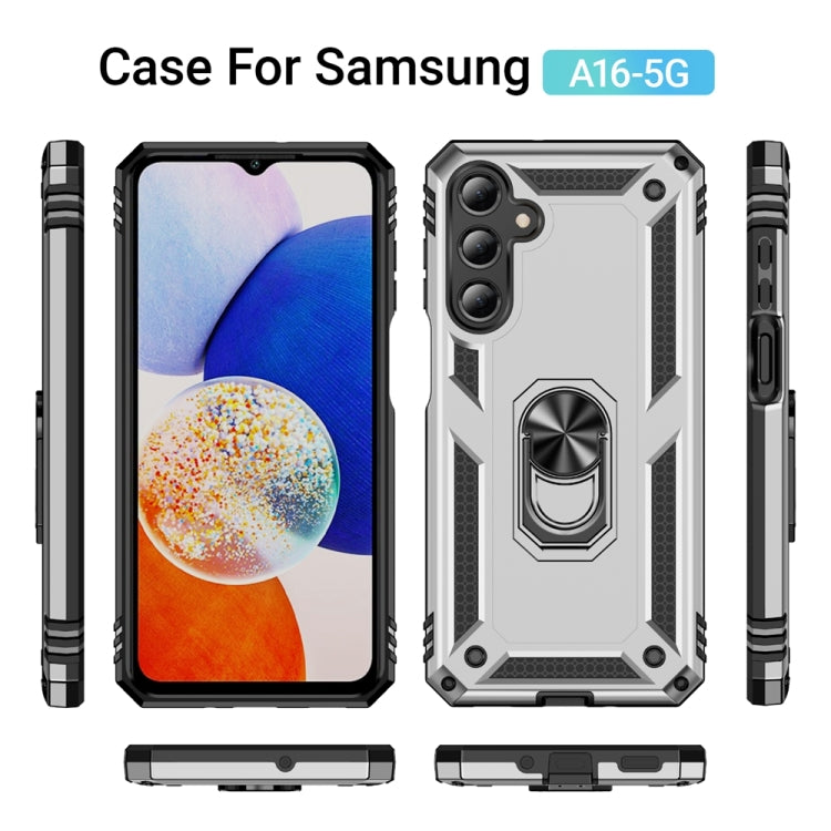 For Samsung Galaxy A16 5G Shockproof TPU + PC Phone Case with Holder