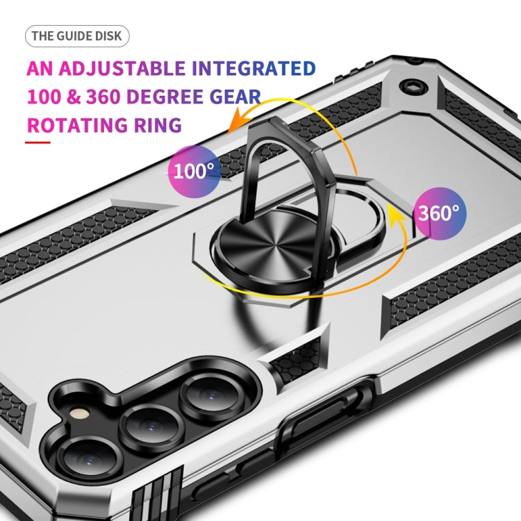 For Samsung Galaxy A16 5G Shockproof TPU + PC Phone Case with Holder