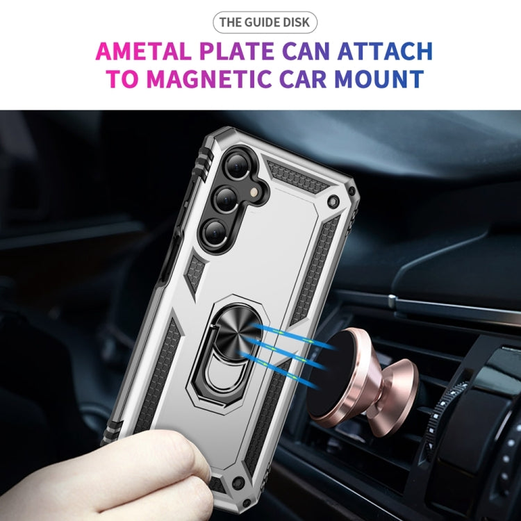 For Samsung Galaxy A16 5G Shockproof TPU + PC Phone Case with Holder
