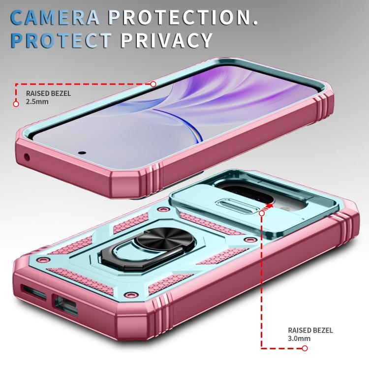 For Google Pixel 9a Sliding Camshield TPU + PC Phone Case with Holder