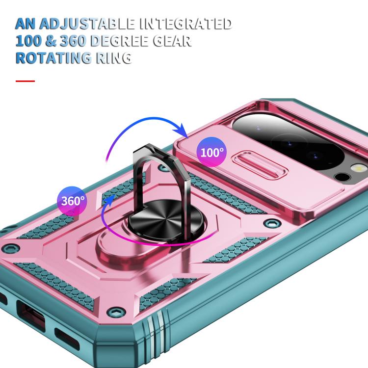 For Google Pixel 10 Pro XL Sliding Camshield TPU + PC Phone Case with Holder