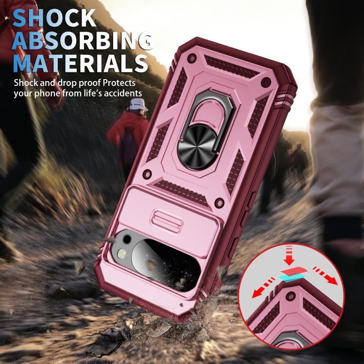 For Google Pixel 10 Pro XL Sliding Camshield TPU + PC Phone Case with Holder