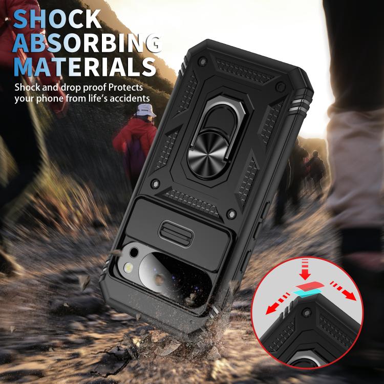 For Google Pixel 10 Pro XL Sliding Camshield TPU + PC Phone Case with Holder