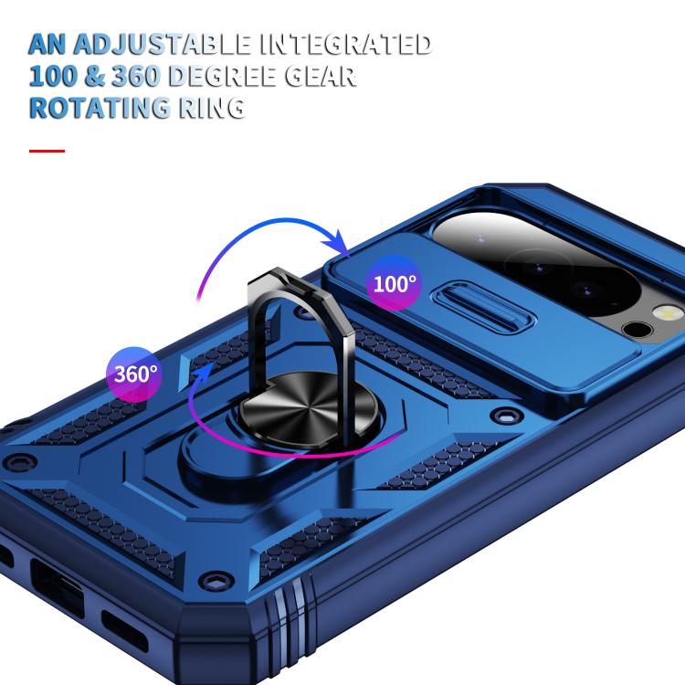 For Google Pixel 10 Pro XL Sliding Camshield TPU + PC Phone Case with Holder