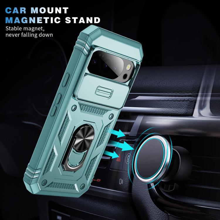 For Google Pixel 10 Pro XL Sliding Camshield TPU + PC Phone Case with Holder