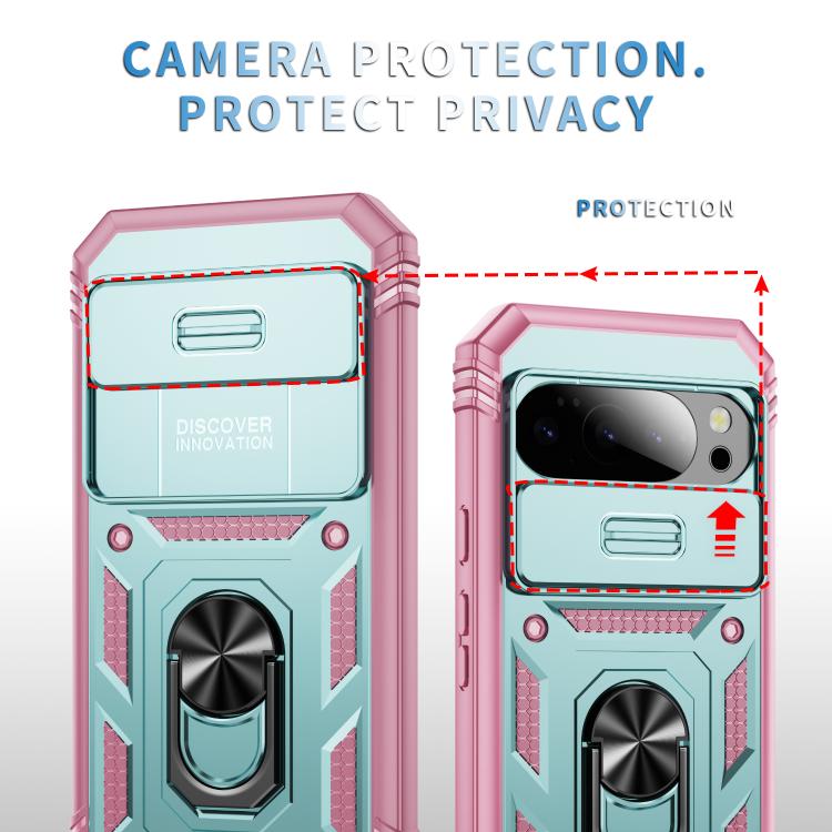 For Google Pixel 10 Pro XL Sliding Camshield TPU + PC Phone Case with Holder