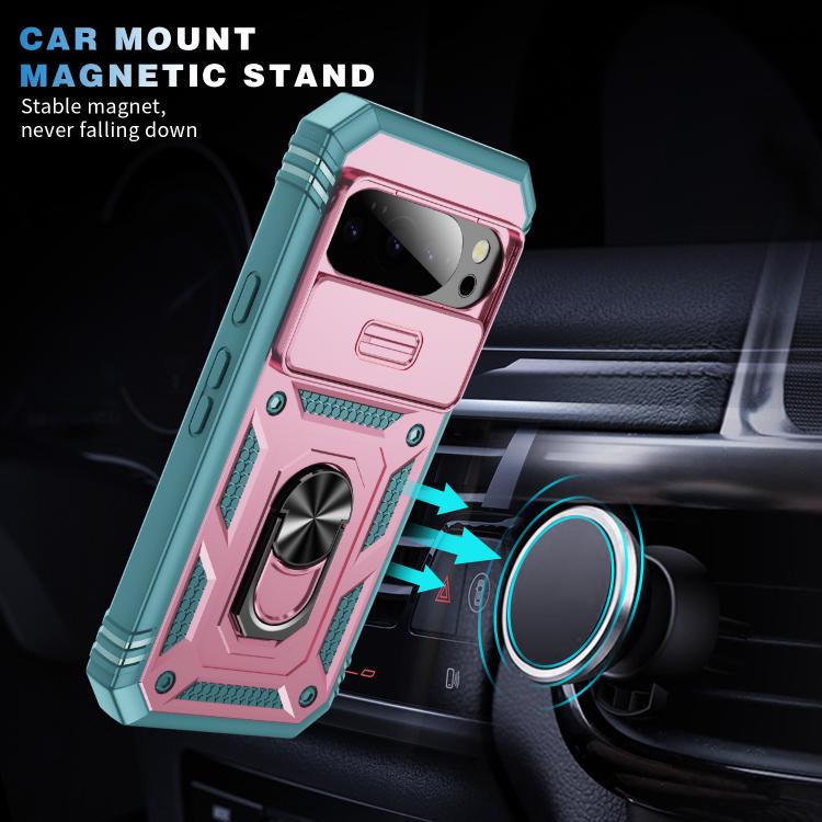 For Google Pixel 10 / 10 Pro Sliding Camshield TPU + PC Phone Case with Holder