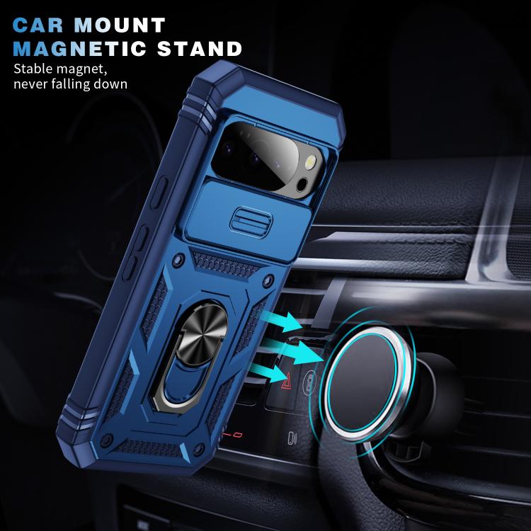 For Google Pixel 10 / 10 Pro Sliding Camshield TPU + PC Phone Case with Holder