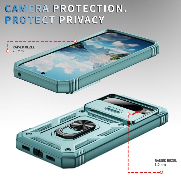For Google Pixel 10 / 10 Pro Sliding Camshield TPU + PC Phone Case with Holder