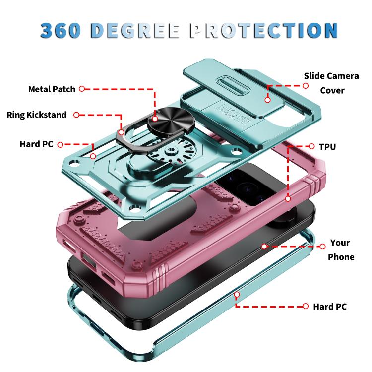 For Google Pixel 10 / 10 Pro Sliding Camshield TPU + PC Phone Case with Holder