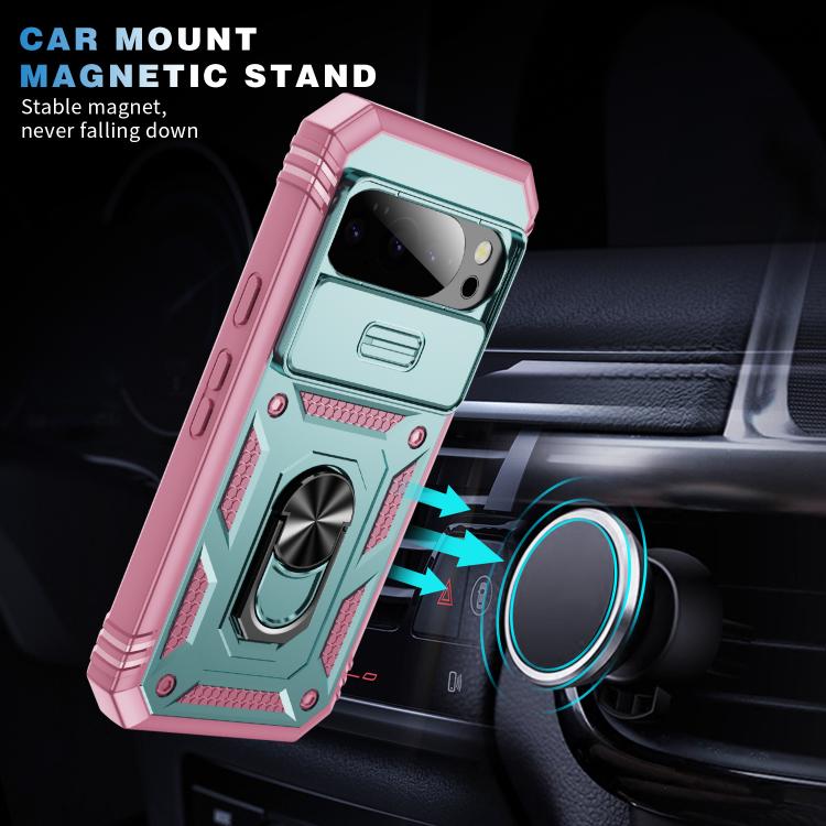 For Google Pixel 10 / 10 Pro Sliding Camshield TPU + PC Phone Case with Holder
