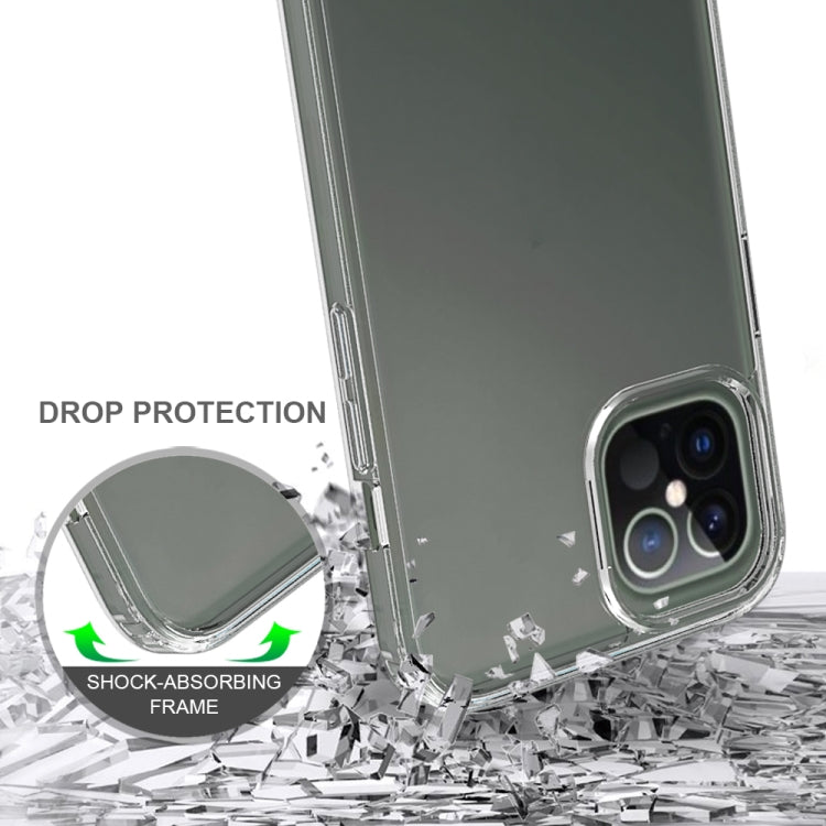For iPhone 12 Pro Max Shockproof Scratchproof TPU + Acrylic Protective Case