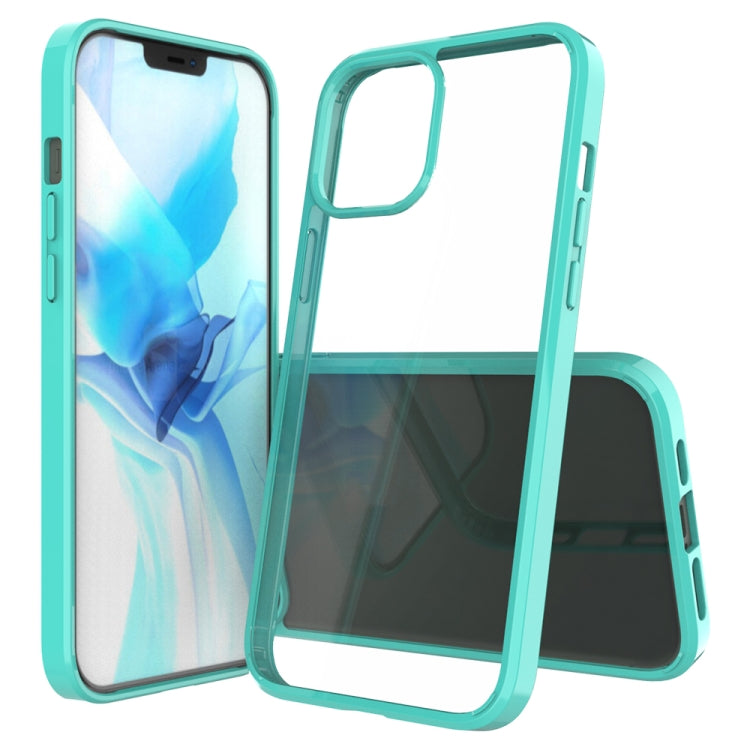 For iPhone 12 Pro Max Shockproof Scratchproof TPU + Acrylic Protective Case