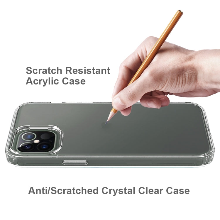 For iPhone 12 Pro Max Shockproof Scratchproof TPU + Acrylic Protective Case
