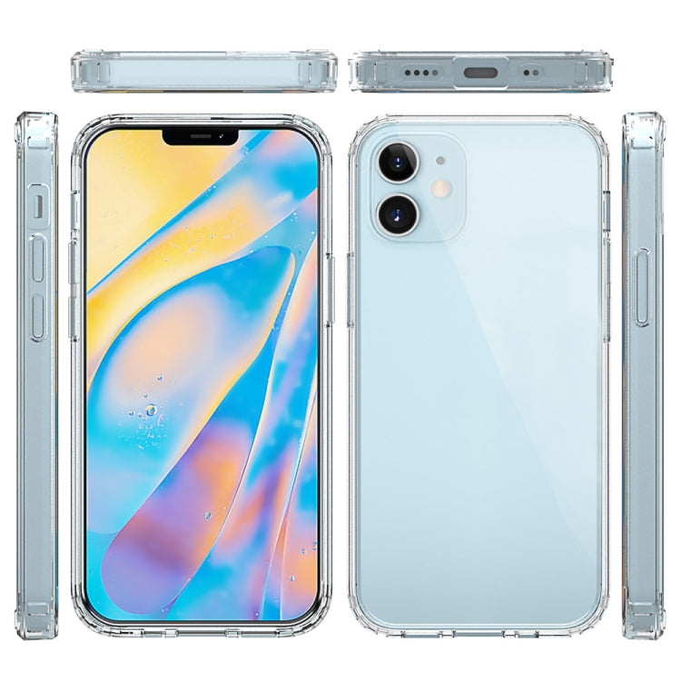 For iPhone 12 mini Shockproof Scratchproof TPU + Acrylic Protective Case