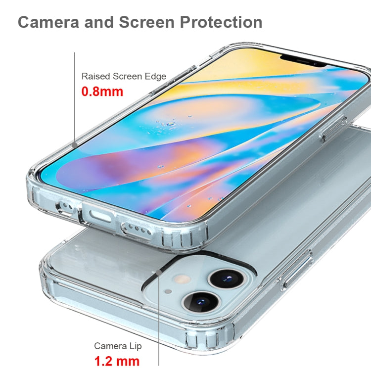 For iPhone 12 mini Shockproof Scratchproof TPU + Acrylic Protective Case