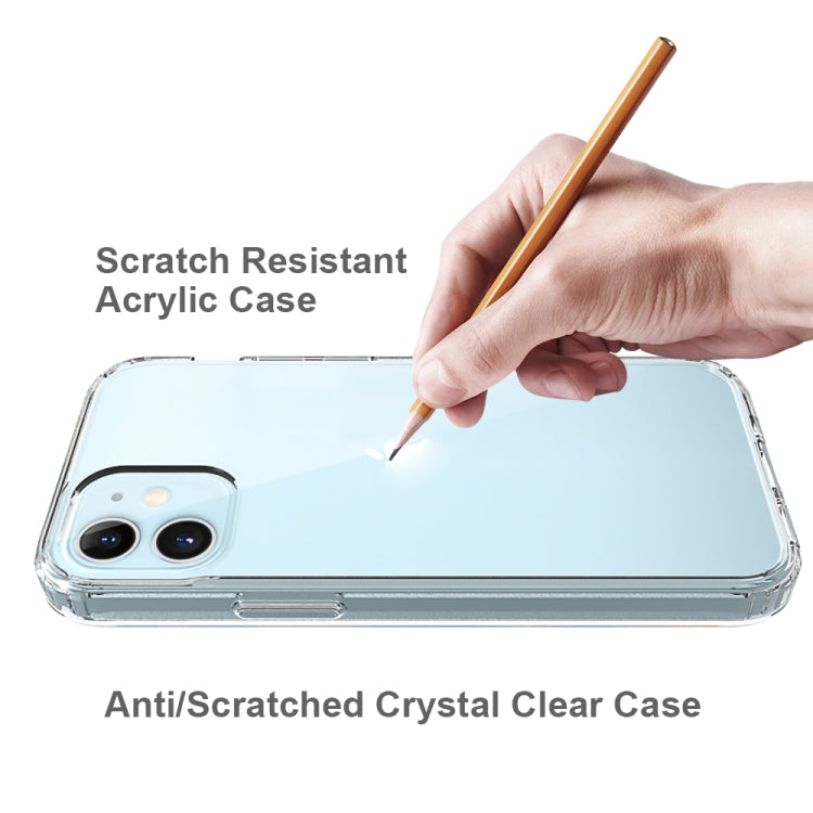 For iPhone 12 mini Shockproof Scratchproof TPU + Acrylic Protective Case