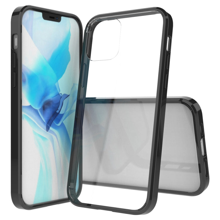 For iPhone 12 / 12 Pro Shockproof Scratchproof TPU + Acrylic Protective Case