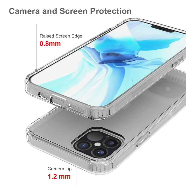 For iPhone 12 / 12 Pro Shockproof Scratchproof TPU + Acrylic Protective Case