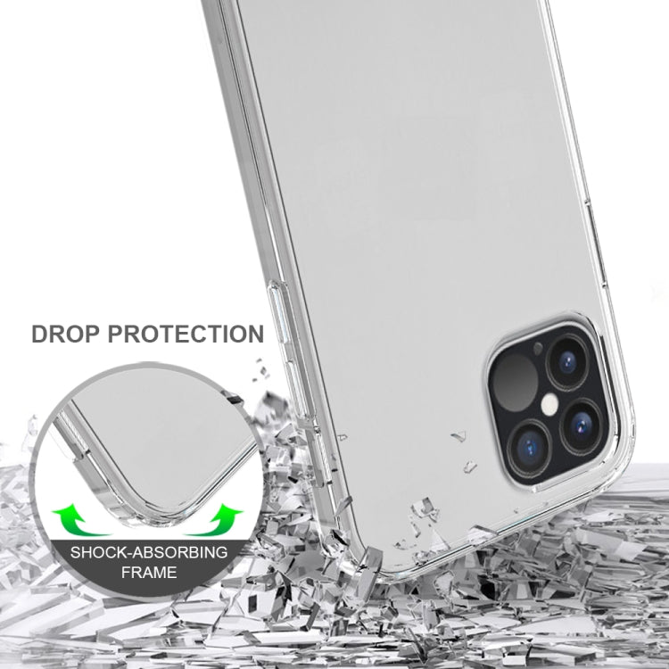 For iPhone 12 / 12 Pro Shockproof Scratchproof TPU + Acrylic Protective Case