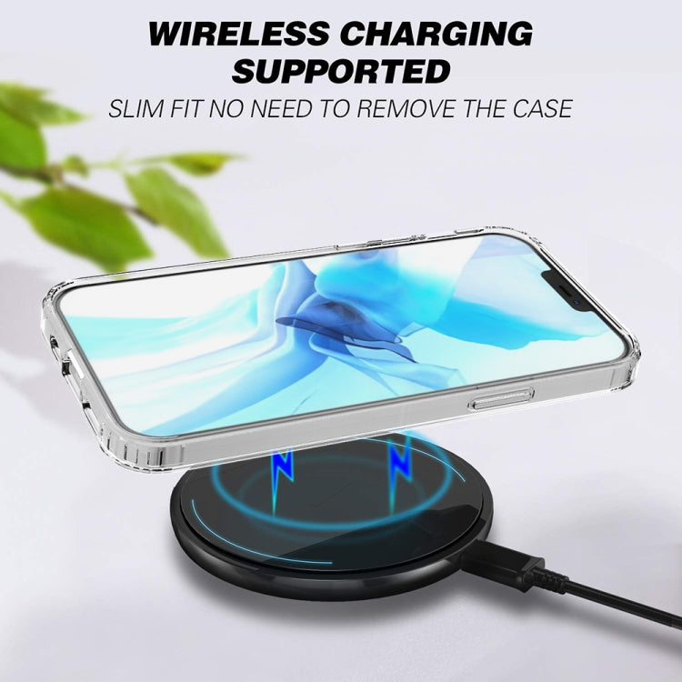 For iPhone 12 / 12 Pro Shockproof Scratchproof TPU + Acrylic Protective Case