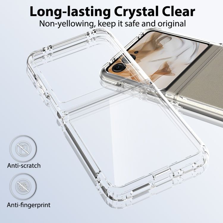 For Motorola Razr 50 / Razr 2024 Scratchproof Acrylic TPU Phone Case - Transparent
